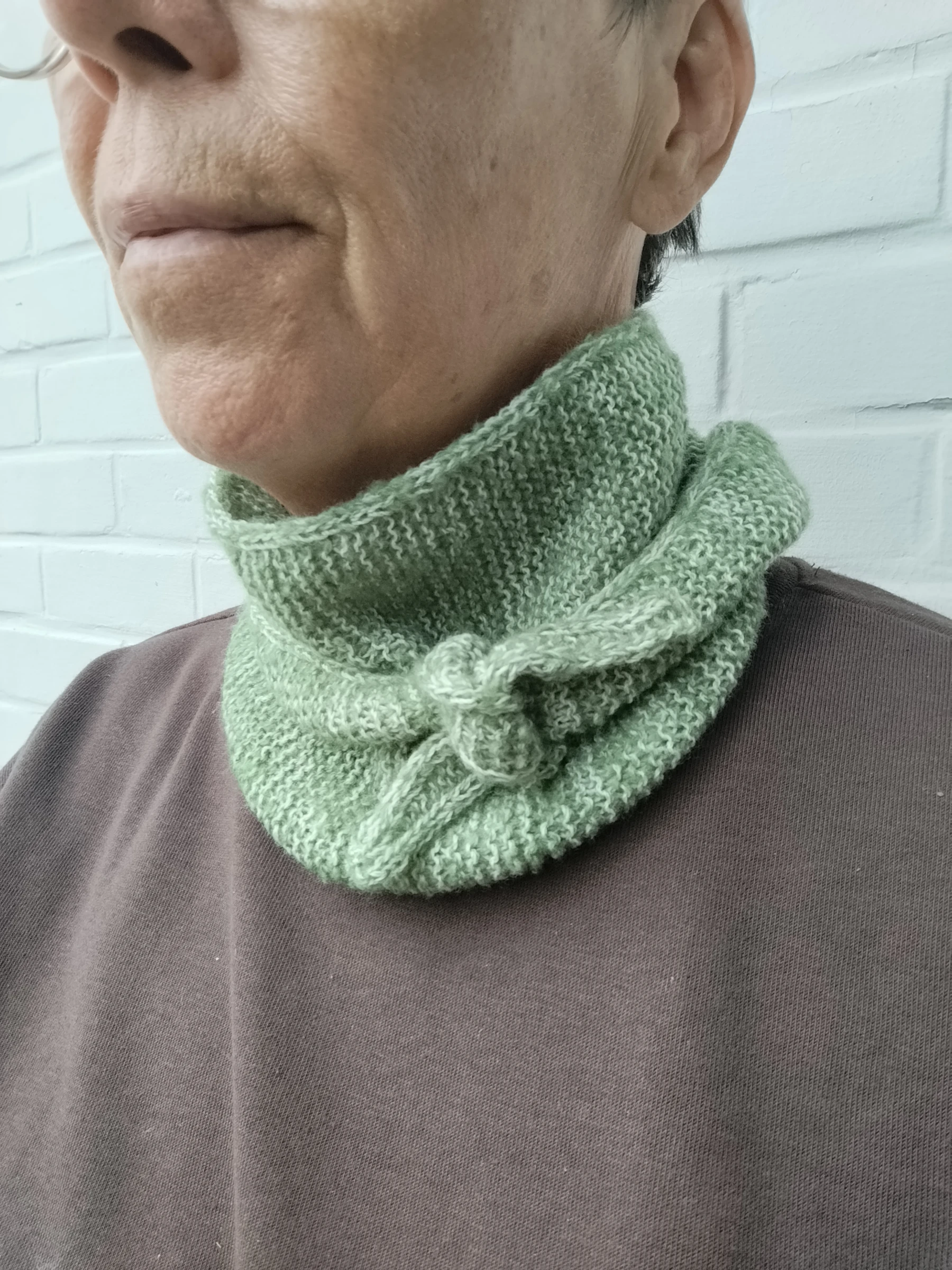 Lenço Sophie creme/verde – photo 3
